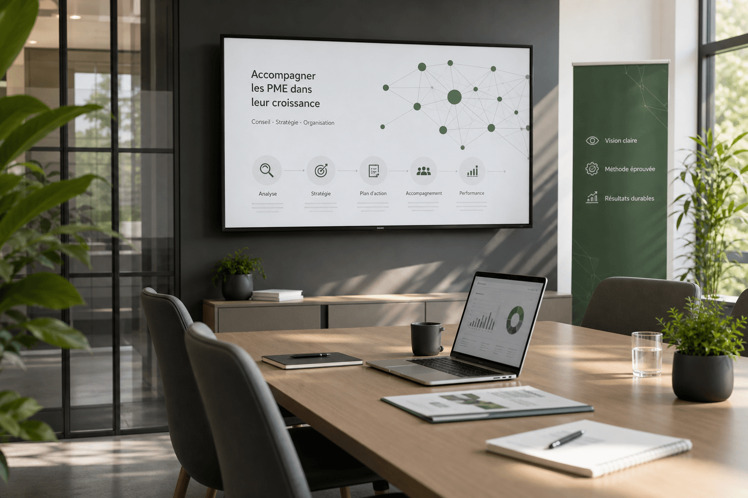 Espace de travail GeniaSoft dédié à l'accompagnement et à l'IA opérationnelle